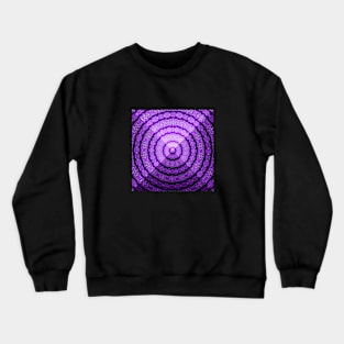 Sacred Geometry Purple Pyramids Crewneck Sweatshirt